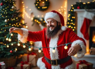 Sådan skaber du den perfekte julestemning med lyskæder og julemandskostume til julen