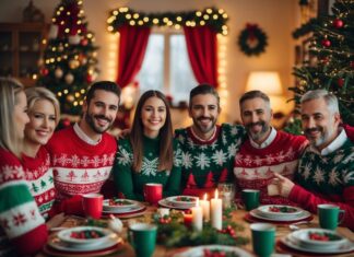 Sådan skaber du den perfekte julestemning med matchende sweaters og julestel