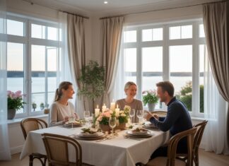 Sådan skaber du den perfekte middag med gardiner i Svendborg som inspiration