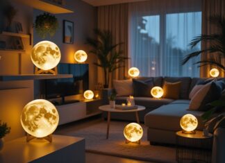 Sådan skaber du den perfekte stemning med månelamper og dekoration til hjemmet online