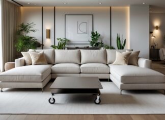 Sådan skaber du den perfekte stue med sofa med bred chaiselong og sofabord med hjul