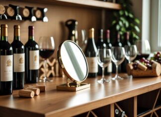 Sådan skaber du den perfekte vinbar derhjemme med et bordspejl til din vinbar