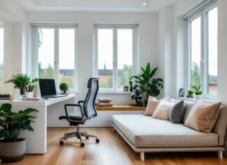 Sådan skaber du det perfekte hjemmekontor med en loungeseng til dit hjem