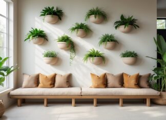 Sådan skaber du en harmonisk indretning med vægpotter og sofabænke til hjemmet