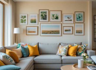 Sådan skaber du en harmonisk stue med billeder og sofapuder
