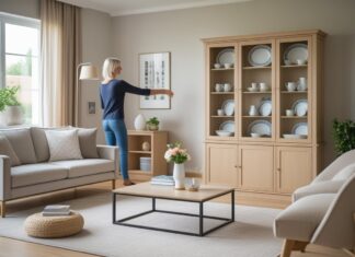 Sådan skaber du en harmonisk stue med sofabord og dækketøjsskab