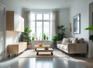 Sådan skaber du en stilfuld stue med hjørneskabe og sofaborde med hjul