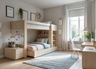 Sådan skaber du et funktionelt og stilfuldt børneværelse med kalenderstager og køjeseng med skrivebord