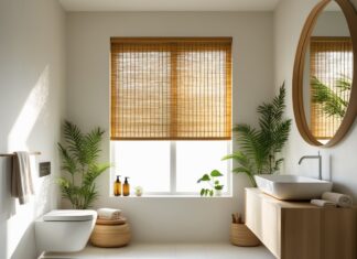 Sådan skaber du et harmonisk badeværelse med bambus rullegardin til badeværelset