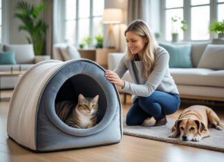 Sådan skaber du et harmonisk hjem for både hunde og katte med en kattehule til din kat