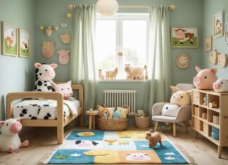 Sådan skaber du et hyggeligt børneværelse med bondegårdsdyr til børneværelset