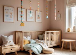 Sådan skaber du et hyggeligt børneværelse med plakater og suttekæder