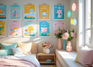 Sådan skaber du et inspirerende børneværelse med plakater og smukke vaser