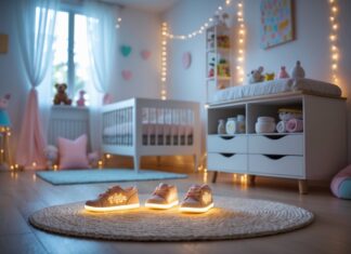 Sådan skaber du et magisk børneværelse med lysende sko og praktisk puslekommode