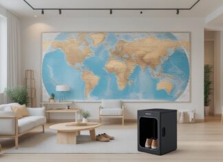 Sådan skaber du et stilfuldt hjem med verdenskort og en effektiv skotørrer til hjemmet