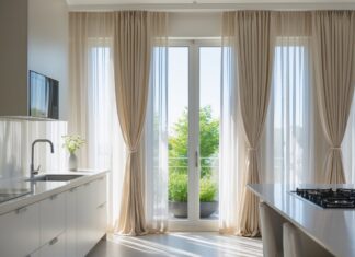 Sådan skaber du et stilfuldt køkken med lange gardiner til hjemmet