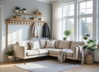 Sådan skaber du et stilfuldt og funktionelt hjem med hjørnesofaer og knagerække med hylde løsninger