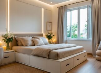Sådan skaber du et velduftende soveværelse med en seng med skuffer tilbud