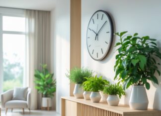 Sådan skaber du harmoni i hjemmet med vægure og planteopsats til hjemmet