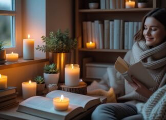 Sådan skaber du hygge i hjemmet med duftlys og en lille reol til hjemmet