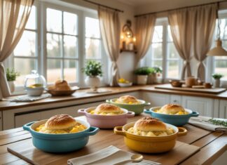 Sådan skaber du hygge i køkkenet med ildfaste fade og køkkengardiner