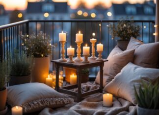 Sådan skaber du hygge med lysestager til altanen