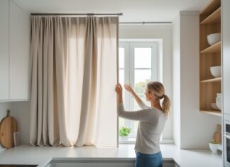 Sådan skaber du orden med forhæng til hjørneskabe