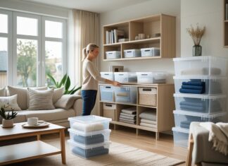 Sådan skaber du orden og stil i stuen med praktiske plastikkasser til opbevaring