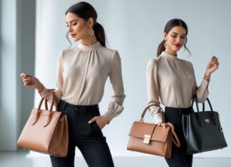 Sådan styler du din langærmede bluse med tasker til kvinder online