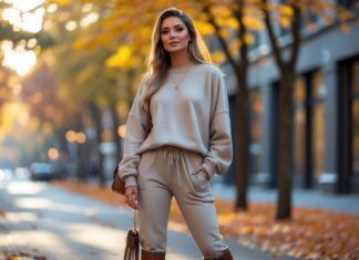 Sådan styler du sweatsæt med lange støvler til efteråret