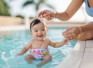 Sådan vælger du de bedste smykker og babybadebukser til svømmetid