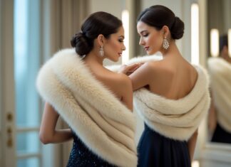 Sådan vælger du den perfekte fiberpels til kjoler med åben ryg