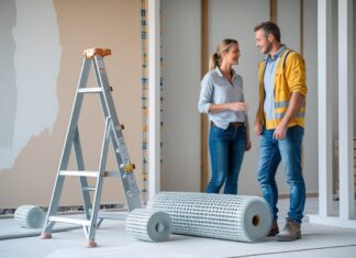 Sådan vælger du den rette stige og armeringsnet til puds løsninger