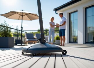 Sådan vælger du den rigtige parasolfod med hjul til din terrasse i Hinnerup
