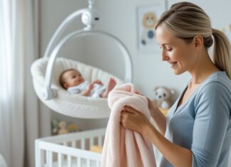 Sådan vælger du det bedste babyhåndklæde til brug med slyngevugge med motor