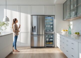 Sådan vælger du det perfekte amerikanerkøleskab til dit hjem og matcher det med dit vitrineskab