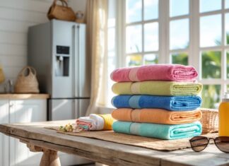 Sådan vælger du det perfekte badehåndklæde til sommerhuset med køleskab med fryser tilbud