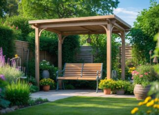 Sådan vælger du det perfekte sted til din havebænk under et nyttigt tag