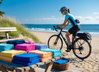 Sådan vælger du det perfekte strandhåndklæde til din næste cykeltur