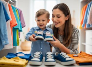 Sådan vælger du tøj og sko med navn til børn
