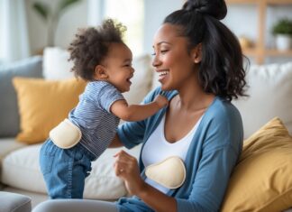 Sjov leg og komfort: ammeindlæg til mødre og deres aktive børn