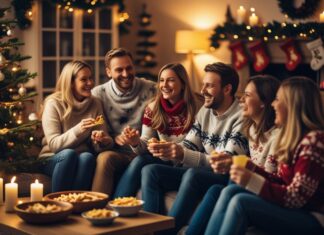 Sjove julefrokostlege og film til en hyggelig aften