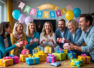 Sjove pakkelegsgaver til den store 40-års fest
