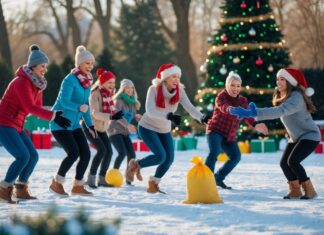 Sjove udendørsspil til jul: Sådan skaber du en aktiv juletradition