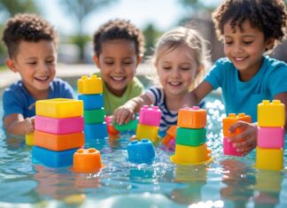 Sjovt vandlegetøj til børn: leg og læring med klodser i vandet
