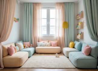 Skab hygge og funktionalitet i børneværelset med gardiner og børnesofaer