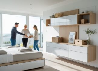 Smart opbevaring til hjemmet: fra væghængte skænke til seng med skuffer opbevaring