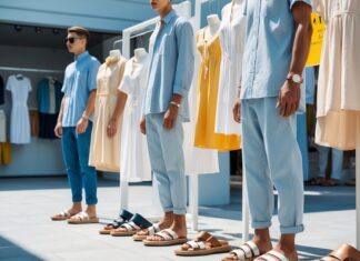 Sommermode til mænd: sandaler og kjoler på tilbud