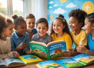 Børnebøger der fejrer himmelfartsdag gennem tidernes fortællinger