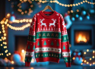 Den perfekte juletrøje med lys til jul til din kæreste
